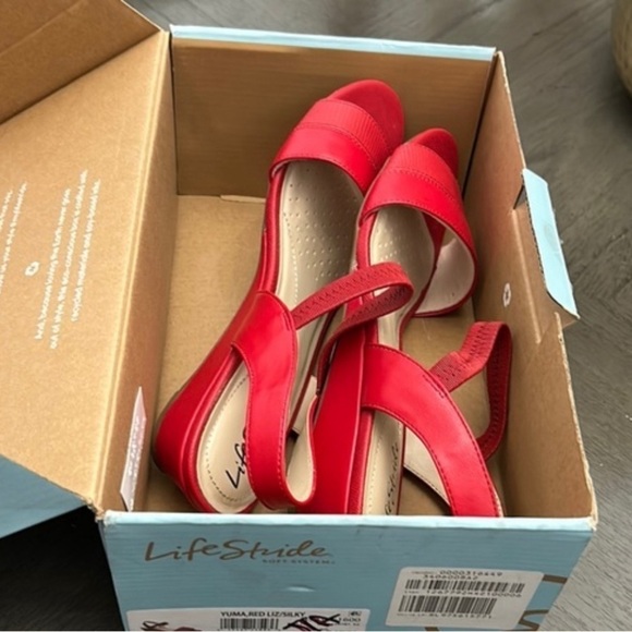 LifeStride Yuma Red Liz/Silky - Picture 2 of 6